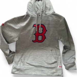 Stitches MLB Boston Red Sox Grey Hoodie Size S Mens